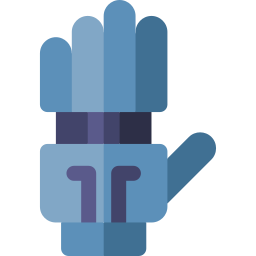 Robotic hand icon