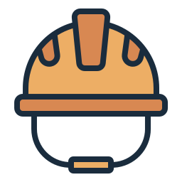 sombrero de trabajador icono