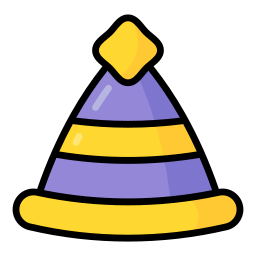 sombrero de fiesta icono
