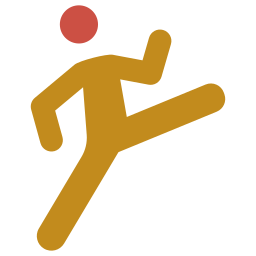 Kicking icon