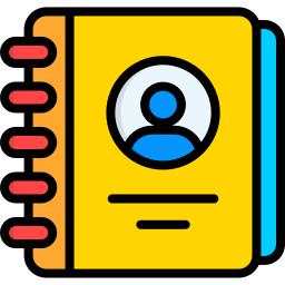 Contact book icon