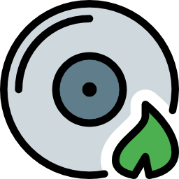 Burn disc icon