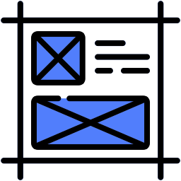plano de diseño icono