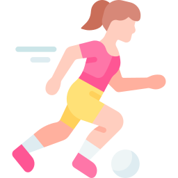 여자 축구 선수 icon