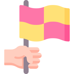 bandiera del fuorigioco icona