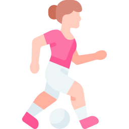 Soccer dribbling icon