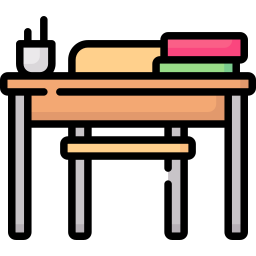 School desk icon
