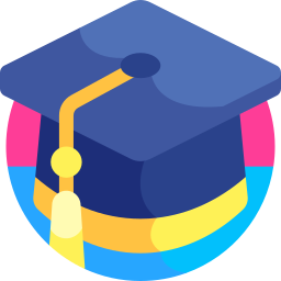 Graduation hat icon