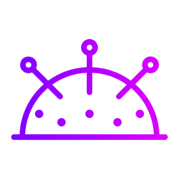 pelote à épingles Icône
