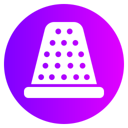 Sewing thimble icon