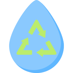 riciclaggio dell'acqua icona