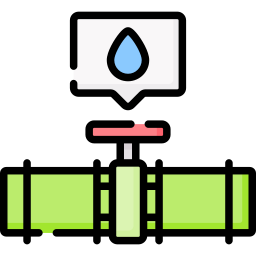 Water pipeline icon