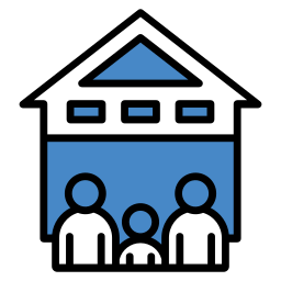 Family house icon