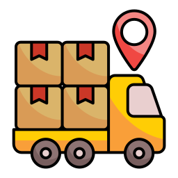 vrachtwagenvervoer icoon