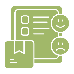 la satisfacción del cliente icono