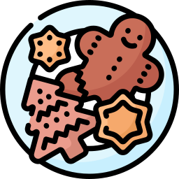 Christmas cookie icon