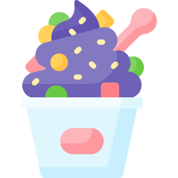 yaourt glacé Icône