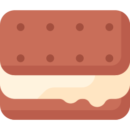 sandwich à la crème glacée Icône