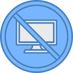 Forbidden sign icon