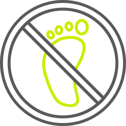 No walking icon