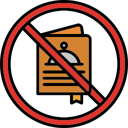 Forbidden sign icon