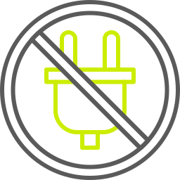verboden teken icoon