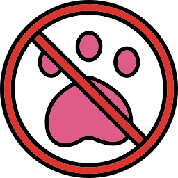 no se permiten mascotas icono