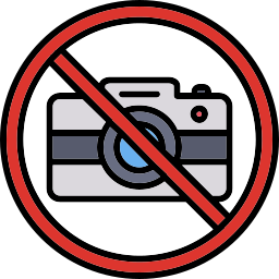 Camera not allowed icon