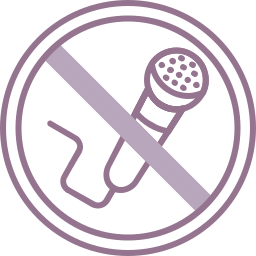 No microphone icon