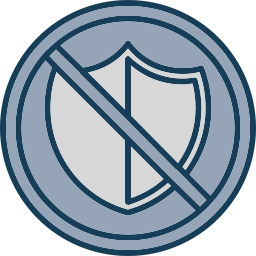 Firewall protection icon