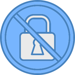 verboden teken icoon