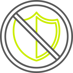 Firewall protection icon