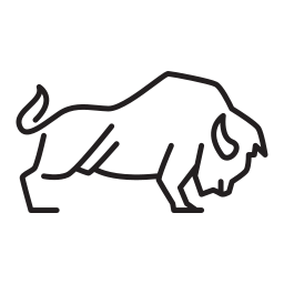 bisonte icono