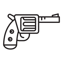 pistola icono