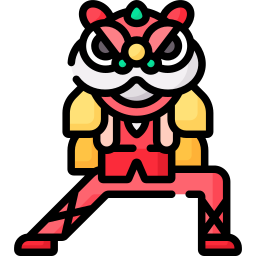 Lion dance icon