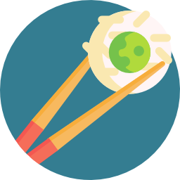 sushi rolle icon