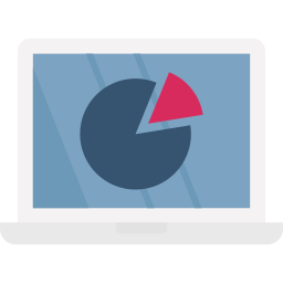 Pie graphic icon