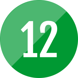 Number 12 icon