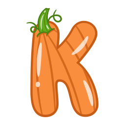 Letter k icon