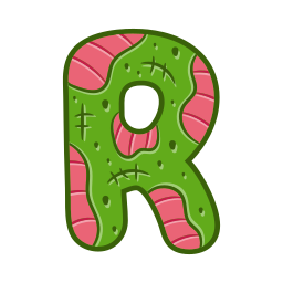 Letter r icon