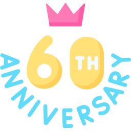 60. jahrestag icon
