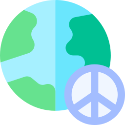 dia internacional de la paz icono