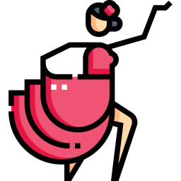 Flamenco dancer icon