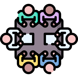 Group discussion icon