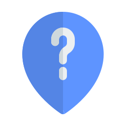 Map marker question icon