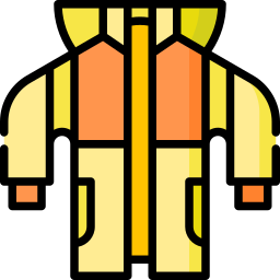 kurtka przeciwdeszczowa ikona