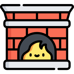 chimenea icono