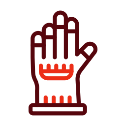 Wired glove icon