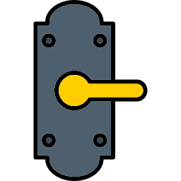 Door lock icon