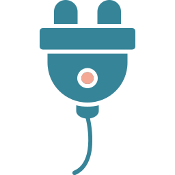 Plug cable icon